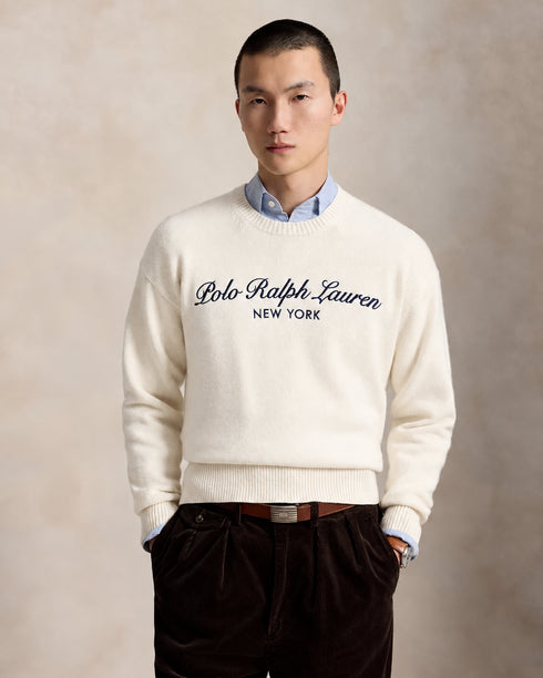 POLO RALPH LAUREN SIGNATURE SCRIPT LOGO JUMPER