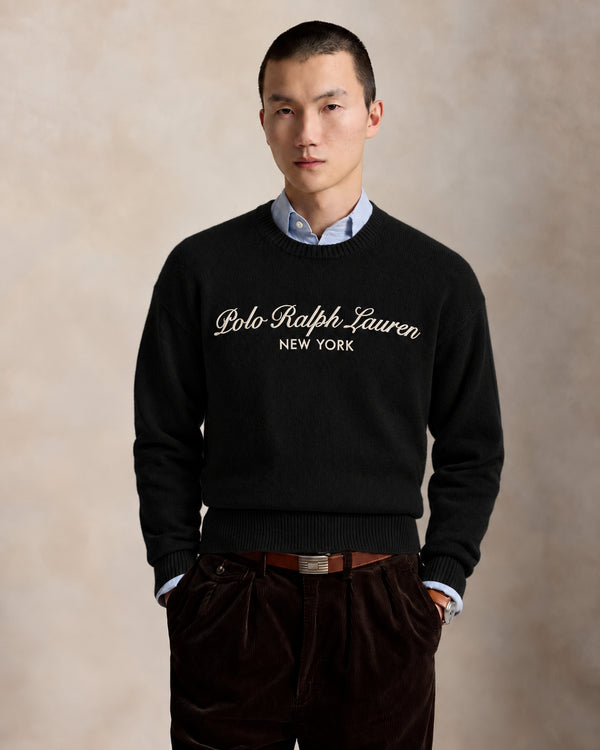 POLO RALPH LAUREN SIGNATURE SCRIPT LOGO JUMPER