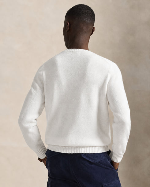 POLO RALPH LAUREN WOOL-CASHMERE CREW NECK JUMPER