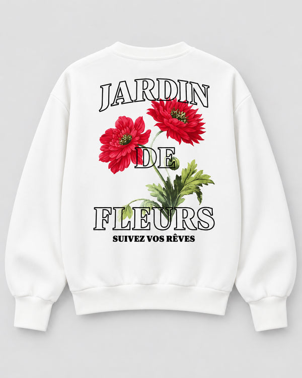 EVER.ME JARDIN DE FLEURS GRAPHIC SWEATSHIRT