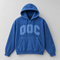 BERSHKA OOC TERRY ZIP-UP HOODIE