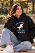 T STARS JUST A GIRL WHO LOVES HORSES HOODIE - BLACK