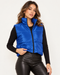 I SAW IT FIRST CROPPED PADDED GILET - ROYAL BLUE