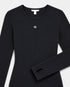 CALVIN KLEIN RIBBED BODYCON MINI DRESS