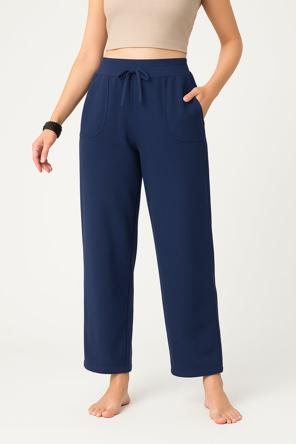 WOMEN'S WIDE LEG BASIC TROUSER