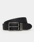 ARMANI EXCHANGE REVERSIBLE GENUINE LEATHER BELT – BLACK