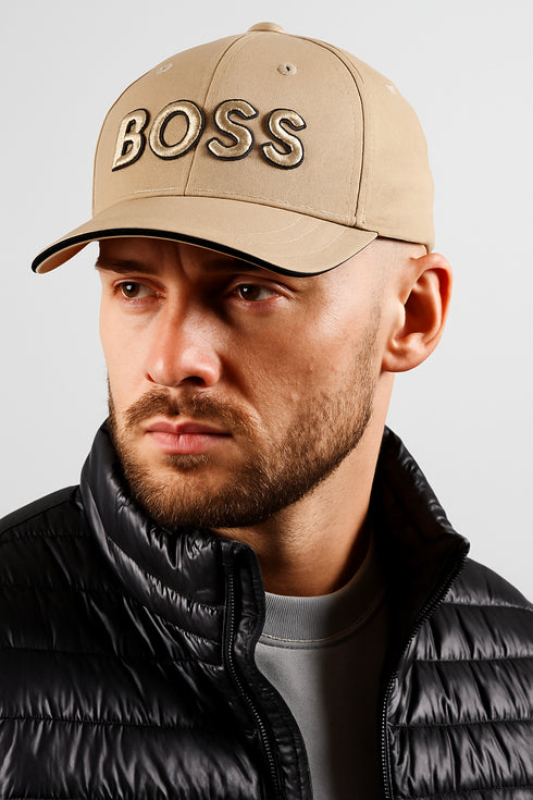 BOSS EMBROIDERED LOGO BASEBALL CAP