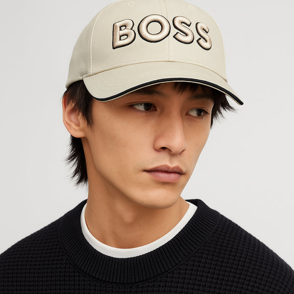 BOSS EMBROIDERED LOGO BASEBALL CAP