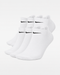 NIKE COTTON WITH DRI-FIT TECHNOLOGY SOCKS PACK OF 6 - WHITE