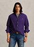 RL GARMENT-DYED OXFORD SHIRT - BRANFORD PURPLE