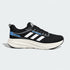 ADIDAS MEN'S BLACK & WHITE RUNNING SHOES WITH BLUE ACCENTS