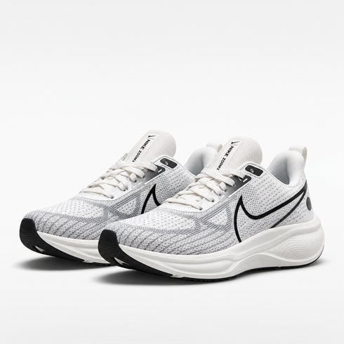 NIKE MEN'S LIGHT GREY & BLACK BREATHABLE MESH RUNNING SHOES