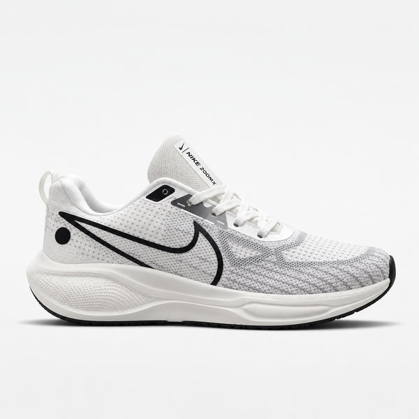 NIKE MEN'S LIGHT GREY & BLACK BREATHABLE MESH RUNNING SHOES