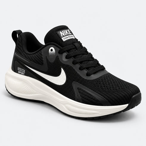NIKE SPORT MEN'S BLACK & WHITE BREATHABLE MESH RUNNING SHOES
