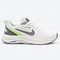 NIKE AIR ZOOM MEN'S WHITE & GREY RUNNING SHOES WITH GREEN ACCENTS