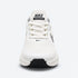NIKE AIR ZOOM MEN'S WHITE & GREY RUNNING SHOES WITH GREEN ACCENTS