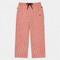 RALPH LAUREN CHECKED DRAWSTRING TROUSERS - RED