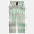 RALPH LAUREN CHECKED DRAWSTRING TROUSERS - LIGHT GREEN
