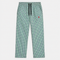 RALPH LAUREN CHECKED DRAWSTRING TROUSERS - GREY