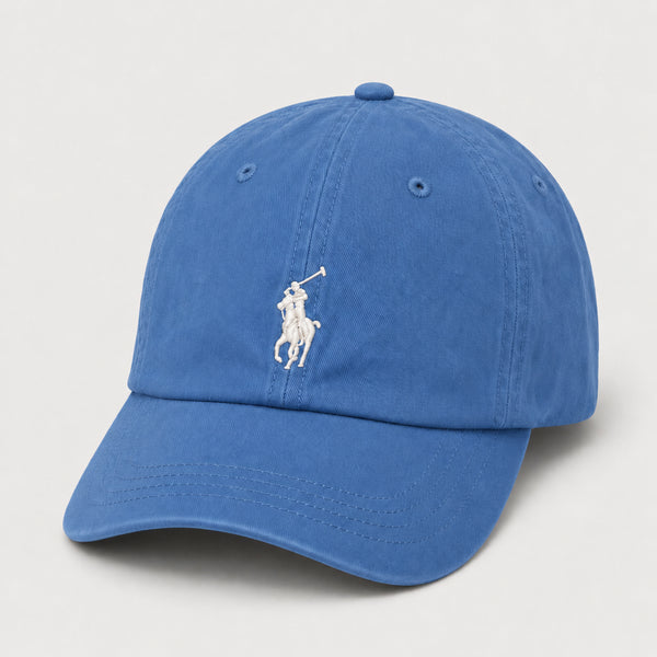 POLO RALPH LAUREN SMALL PONY COTTON CHINO CAP - LIGHT BLUE