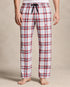 RALPH LAUREN CHECKED DRAWSTRING TROUSERS