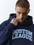PULL&BEAR BOSTON LEAGUE GRAPHIC HOODIE