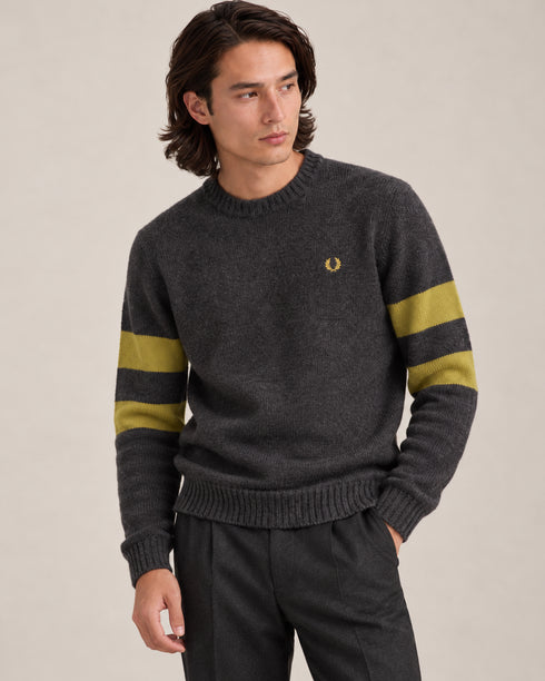 FRED PERRY CREW NECK JUMPER