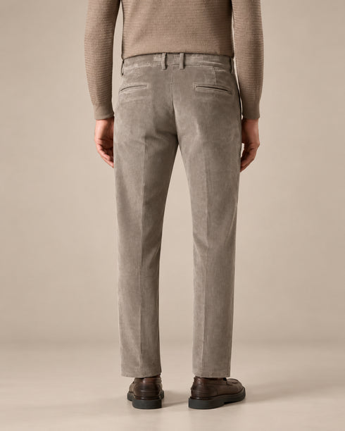 ANGELICO MEN'S CORDUROY CHINO – TAUPE