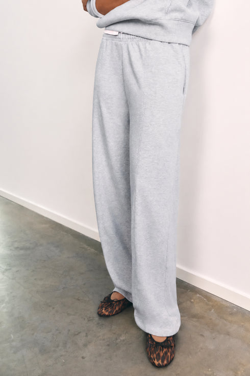 PULL&BEAR TERRY WIDE LEG TROUSER