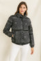 HARPER & LEX BANDANA PRINT PUFFER JACKET