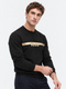 BOSS BLACK LIGHTWEIGHT SWEATSHIRT WITH GOLD LOGO