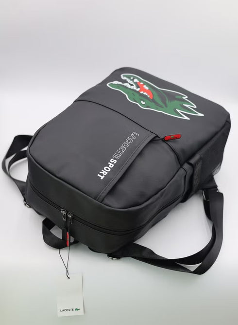 LACOSTE SPORT BACKPACK PRINTED WITH CROCODILE