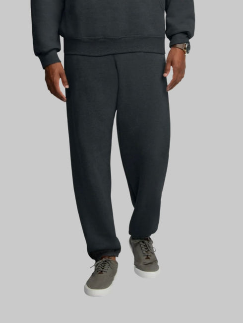 FRUIT OF THE LOOM EVERSOFT FLEECE ELASTIC BOTTOM SWEATPANTS