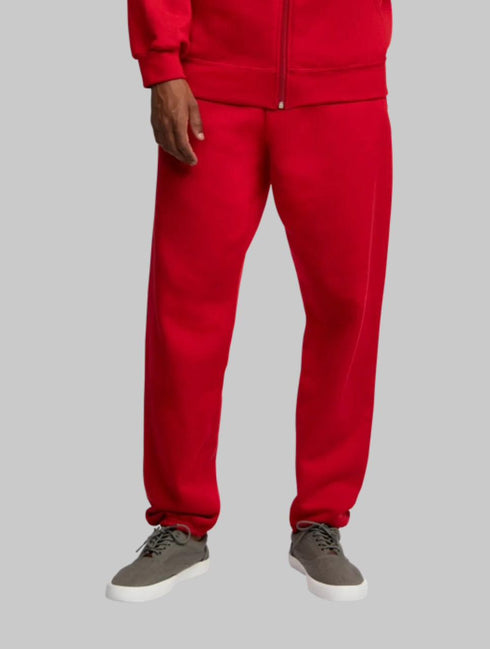 FRUIT OF THE LOOM EVERSOFT FLEECE ELASTIC BOTTOM SWEATPANTS