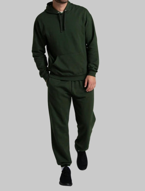 FRUIT OF THE LOOM EVERSOFT FLEECE ELASTIC BOTTOM SWEATPANTS