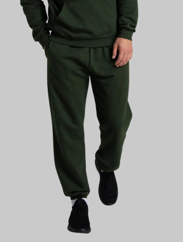 FRUIT OF THE LOOM EVERSOFT FLEECE ELASTIC BOTTOM SWEATPANTS