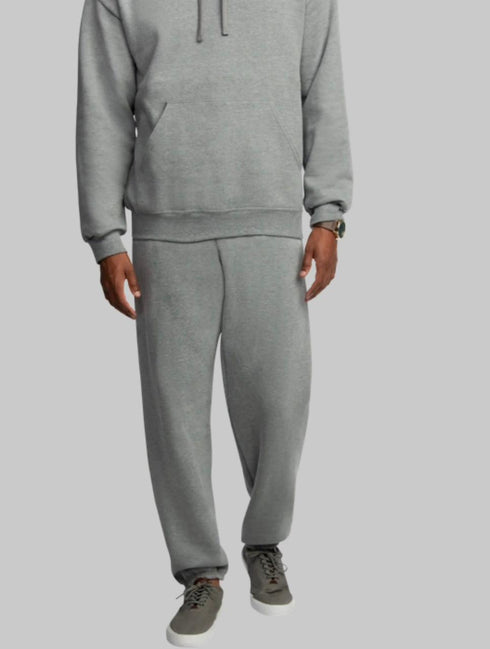 FRUIT OF THE LOOM EVERSOFT FLEECE ELASTIC BOTTOM SWEATPANTS