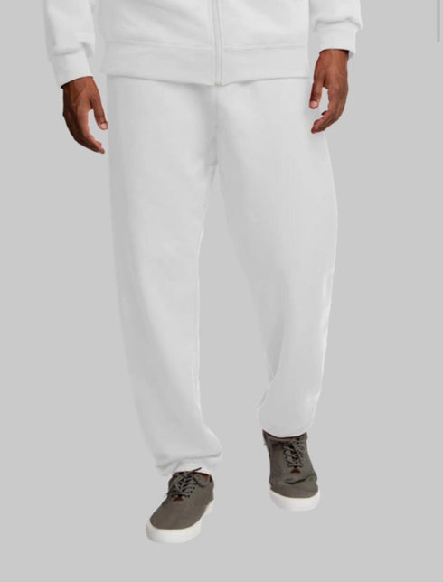 FRUIT OF THE LOOM EVERSOFT FLEECE ELASTIC BOTTOM SWEATPANTS