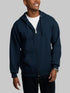 FRUIT OF THE LOOM EVERSOFT FLEECE FULL ZIP HOODIE SWEATSHIRT