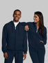 FRUIT OF THE LOOM EVERSOFT FLEECE FULL ZIP HOODIE SWEATSHIRT