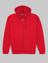 FRUIT OF THE LOOM EVERSOFT FLEECE FULL ZIP HOODIE SWEATSHIRT