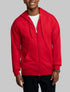 FRUIT OF THE LOOM EVERSOFT FLEECE FULL ZIP HOODIE SWEATSHIRT