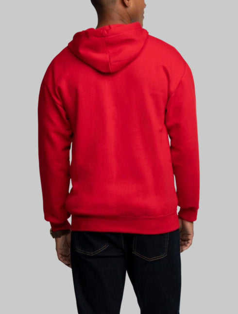 FRUIT OF THE LOOM EVERSOFT FLEECE FULL ZIP HOODIE SWEATSHIRT