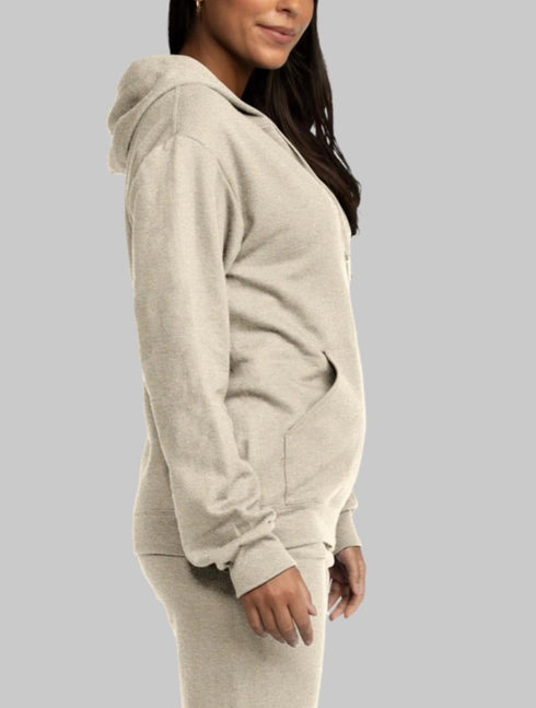 FRUIT OF THE LOOM EVERSOFT FLEECE FULL ZIP HOODIE SWEATSHIRT