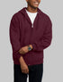 FRUIT OF THE LOOM EVERSOFT FLEECE FULL ZIP HOODIE SWEATSHIRT