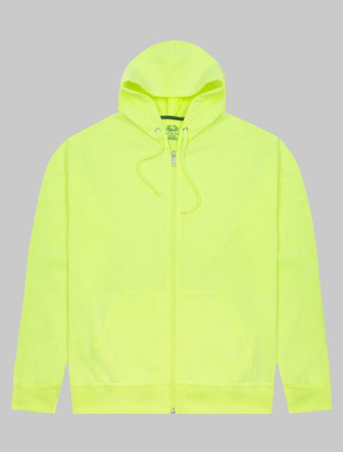FRUIT OF THE LOOM EVERSOFT FLEECE FULL ZIP HOODIE SWEATSHIRT