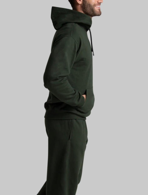 FRUIT OF THE LOOM EVERSOFT FLEECE PULLOVER HOODIE SWEATSHIRT