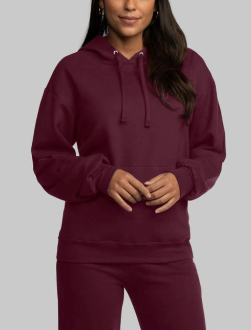 FRUIT OF THE LOOM EVERSOFT FLEECE PULLOVER HOODIE SWEATSHIRT