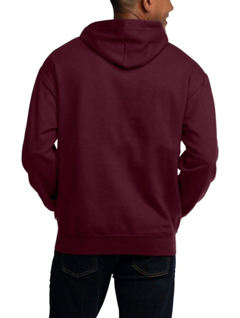 FRUIT OF THE LOOM EVERSOFT FLEECE PULLOVER HOODIE SWEATSHIRT
