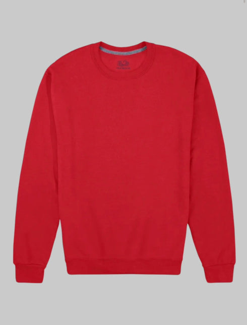 FRUIT OF THE LOOM EVERSOFT FLEECE CREW SWEATSHIRT